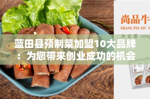 蓝田县预制菜加盟10大品牌：为您带来创业成功的机会
