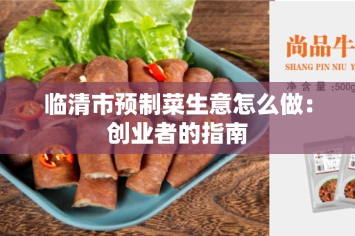 临清市预制菜生意怎么做：创业者的指南