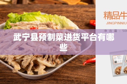 武宁县预制菜进货平台有哪些