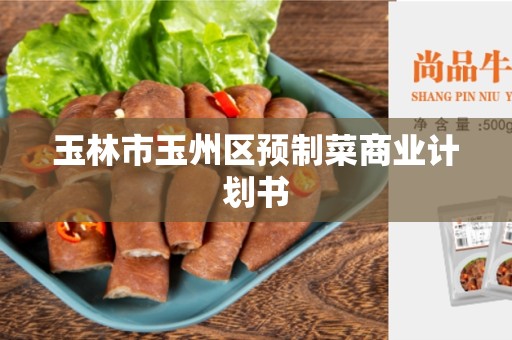 玉林市玉州区预制菜商业计划书