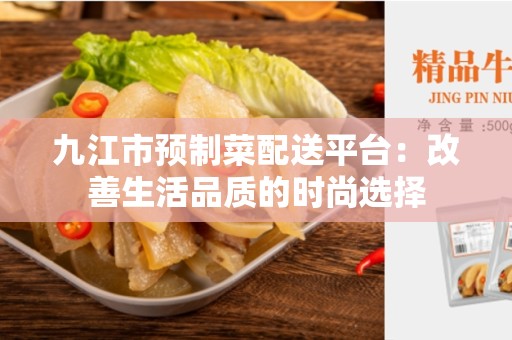九江市预制菜配送平台：改善生活品质的时尚选择