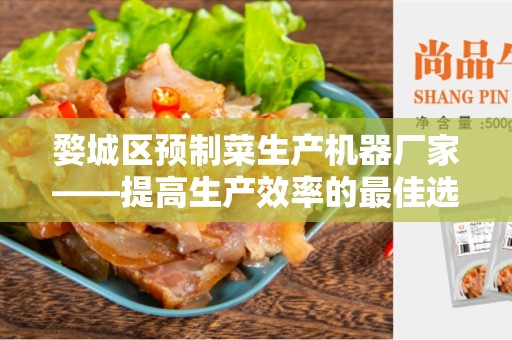 婺城区预制菜生产机器厂家——提高生产效率的最佳选择