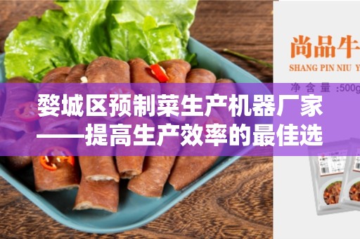 婺城区预制菜生产机器厂家——提高生产效率的最佳选择