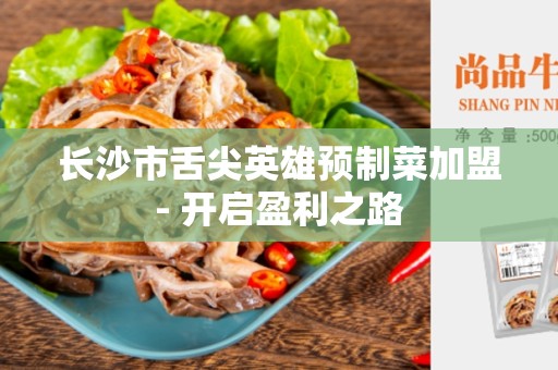长沙市舌尖英雄预制菜加盟- 开启盈利之路