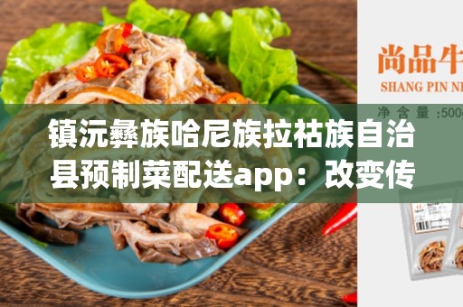 镇沅彝族哈尼族拉祜族自治县预制菜配送app：改变传统餐饮业的新趋势