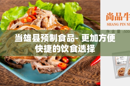 当雄县预制食品- 更加方便快捷的饮食选择