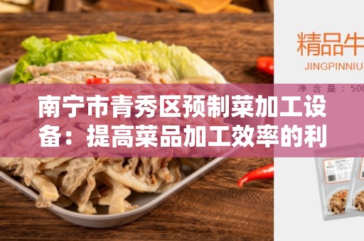 南宁市青秀区预制菜加工设备：提高菜品加工效率的利器