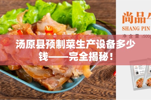 汤原县预制菜生产设备多少钱——完全揭秘！