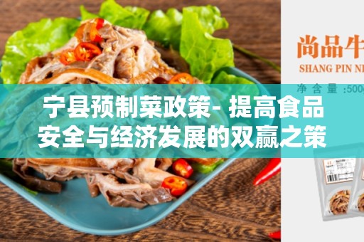 宁县预制菜政策- 提高食品安全与经济发展的双赢之策