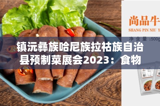 镇沅彝族哈尼族拉祜族自治县预制菜展会2023：食物文化盛宴