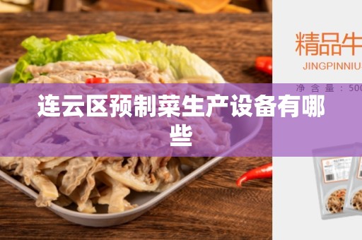 连云区预制菜生产设备有哪些