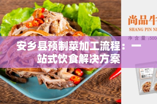 安乡县预制菜加工流程：一站式饮食解决方案