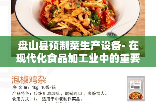 盘山县预制菜生产设备- 在现代化食品加工业中的重要性