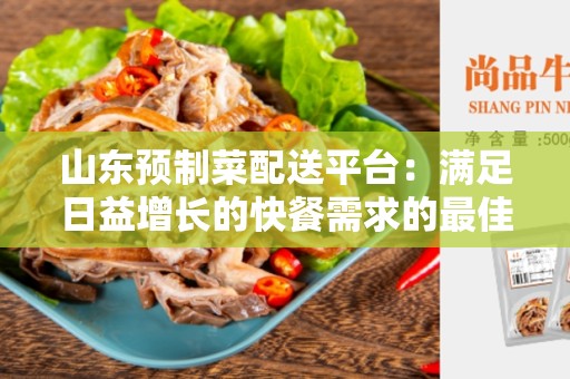 山东预制菜配送平台：满足日益增长的快餐需求的最佳选择