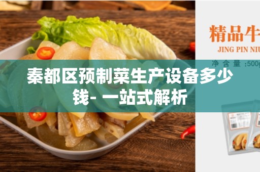 秦都区预制菜生产设备多少钱- 一站式解析