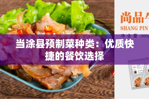 当涂县预制菜种类：优质快捷的餐饮选择