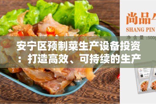 安宁区预制菜生产设备投资：打造高效、可持续的生产流程
