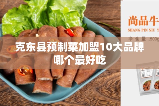 克东县预制菜加盟10大品牌哪个最好吃