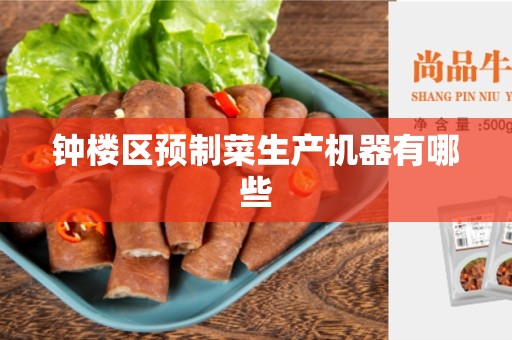 钟楼区预制菜生产机器有哪些