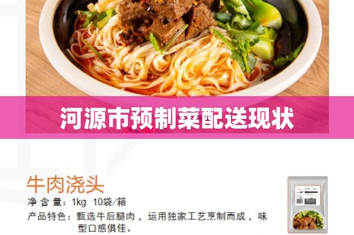 河源市预制菜配送现状