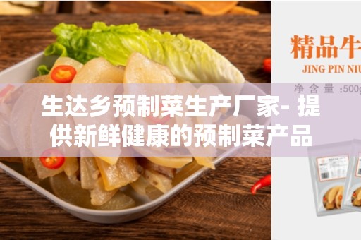 生达乡预制菜生产厂家- 提供新鲜健康的预制菜产品