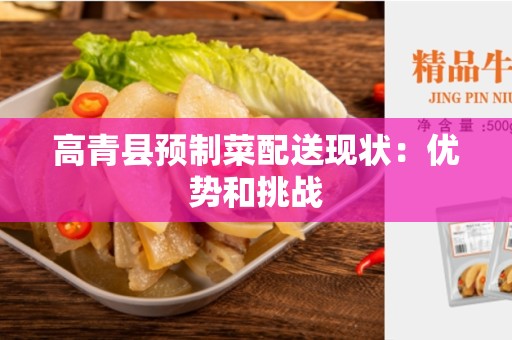 高青县预制菜配送现状：优势和挑战