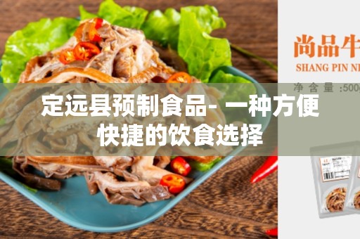 定远县预制食品- 一种方便快捷的饮食选择