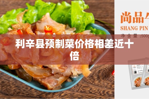 利辛县预制菜价格相差近十倍