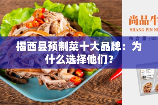 揭西县预制菜十大品牌：为什么选择他们？