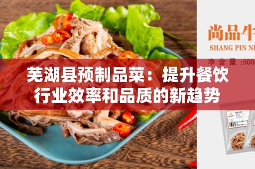 芜湖县预制品菜：提升餐饮行业效率和品质的新趋势
