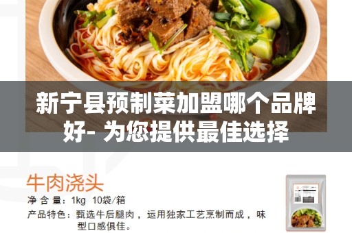 新宁县预制菜加盟哪个品牌好- 为您提供最佳选择