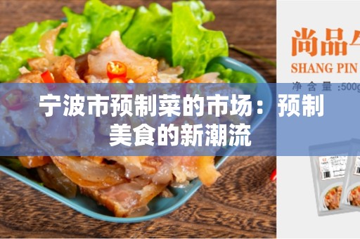 宁波市预制菜的市场：预制美食的新潮流