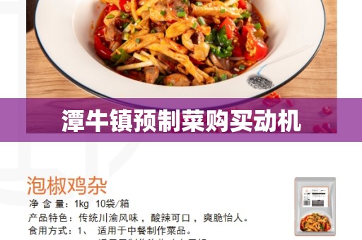 潭牛镇预制菜购买动机