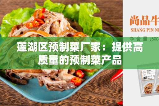莲湖区预制菜厂家：提供高质量的预制菜产品
