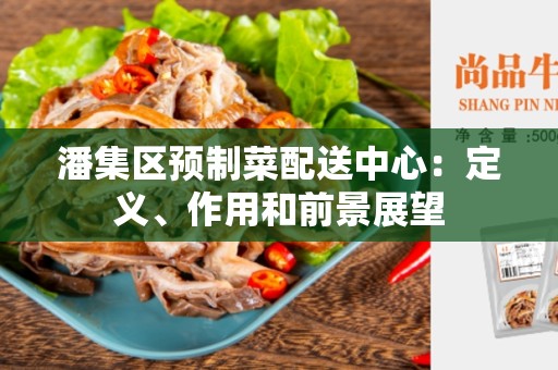 潘集区预制菜配送中心：定义、作用和前景展望