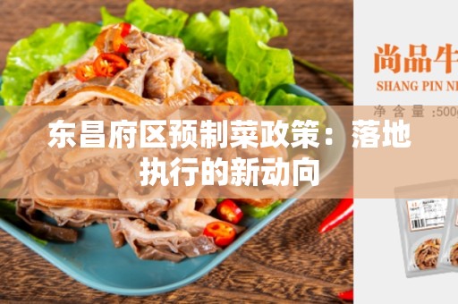 东昌府区预制菜政策：落地执行的新动向