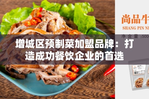 增城区预制菜加盟品牌：打造成功餐饮企业的首选