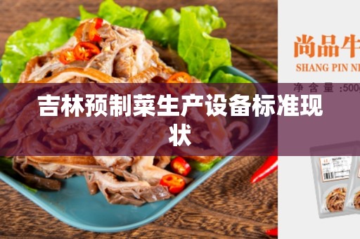 吉林预制菜生产设备标准现状
