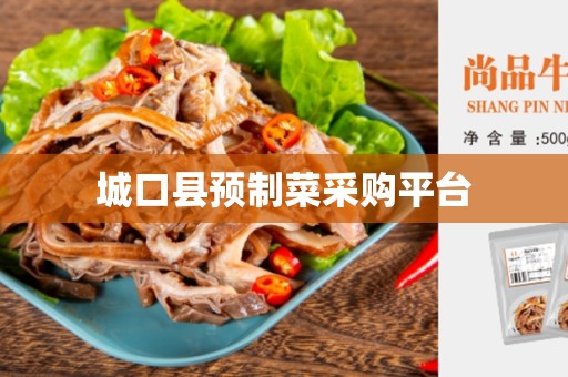 城口县预制菜采购平台