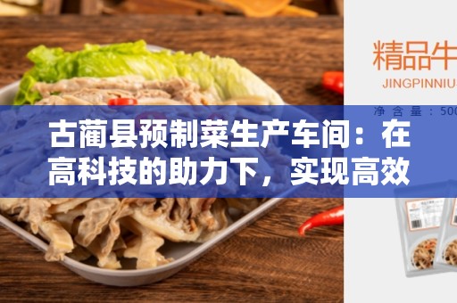 古蔺县预制菜生产车间：在高科技的助力下，实现高效生产