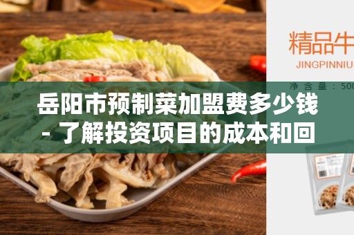 岳阳市预制菜加盟费多少钱- 了解投资项目的成本和回报率