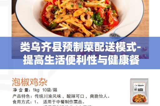 类乌齐县预制菜配送模式- 提高生活便利性与健康餐饮服务水平的创新方式