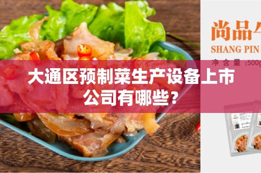大通区预制菜生产设备上市公司有哪些？