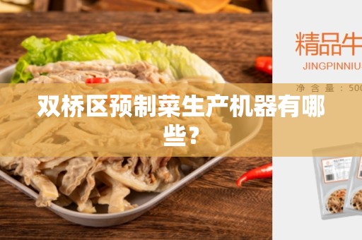 双桥区预制菜生产机器有哪些？