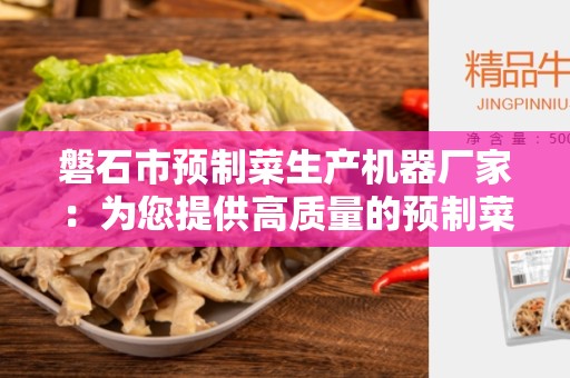 磐石市预制菜生产机器厂家：为您提供高质量的预制菜生产机器