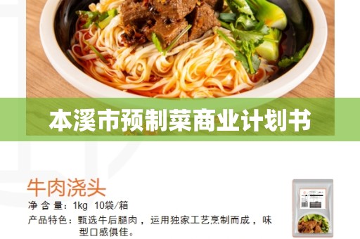 本溪市预制菜商业计划书