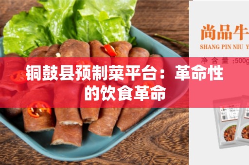 铜鼓县预制菜平台：革命性的饮食革命