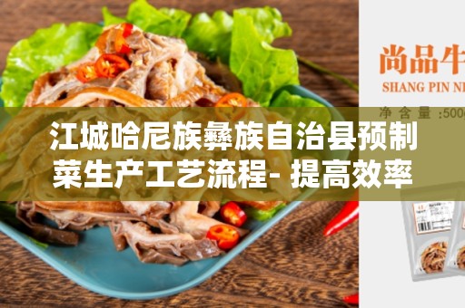 江城哈尼族彝族自治县预制菜生产工艺流程- 提高效率，健康美味