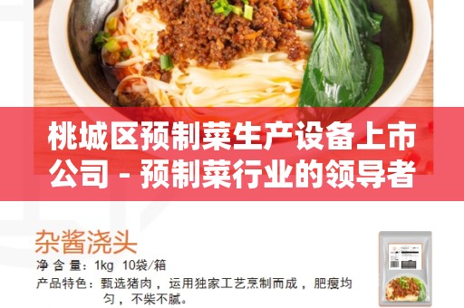 桃城区预制菜生产设备上市公司 - 预制菜行业的领导者