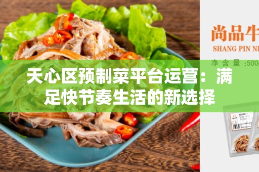 天心区预制菜平台运营：满足快节奏生活的新选择